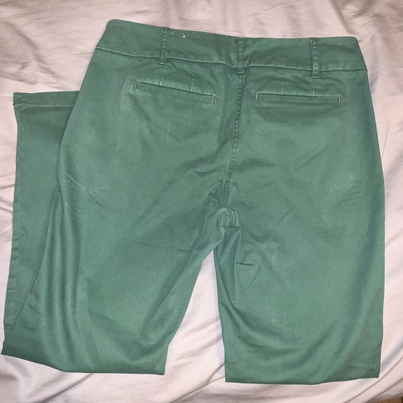 LOFT green strait leg pants - Picture 4 of 4
